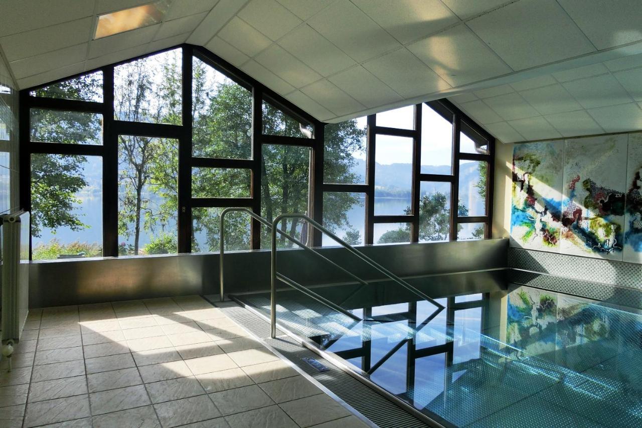 Maren Seeblick Appartement Haus Haensel&Gretel Direkt Am Ossiacher See Mit Hallenbad Stiegl Dış mekan fotoğraf