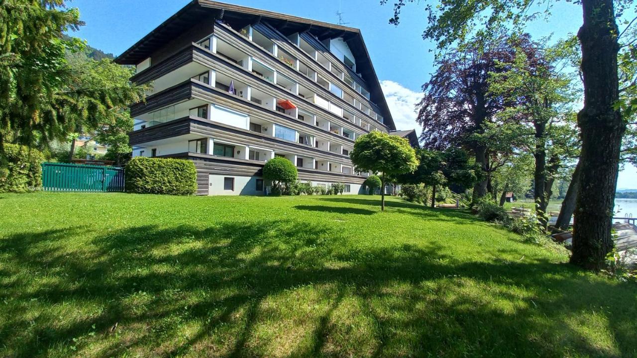 Maren Seeblick Appartement Haus Haensel&Gretel Direkt Am Ossiacher See Mit Hallenbad Stiegl Dış mekan fotoğraf